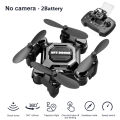 Mini RC Aircraft Toy With HD Camera Fixed height Function,360° Flip Quadcopter Headless Drones Foldable One Key Land Auto Hovering Helicopter Suitable for Boys Beginners. 