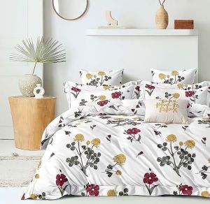 sprei motif aesthetic ukuran 90x200 free sarung bantal dan sarung guling