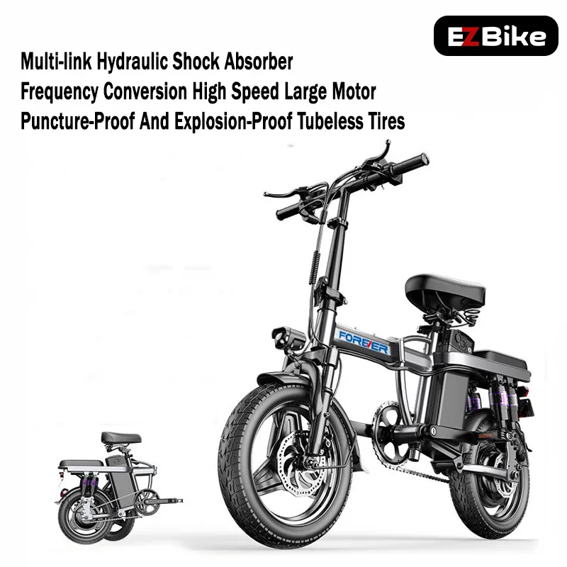 EZBike eBike Lithium Battery Folding Type E-Bike Electric Bike