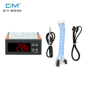 diymore T-503C DC 24V Laser Chiller Temperature Controller Dual-Channel Temperature Sensor Multi-Channel Control Output Intelligent Temperature Control