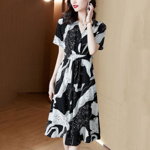 🦋 VEVE Womens Dresses V Neck Casual Floral Dress for women new style 2023