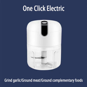 Garlic Grinder Wireless Electric Garlic Masher Portable USB Charging Blend Food Grinder Multifunctional Meat For Home Electric Small Cuisine Grinder Pengisar Pengadun 蒜蓉机