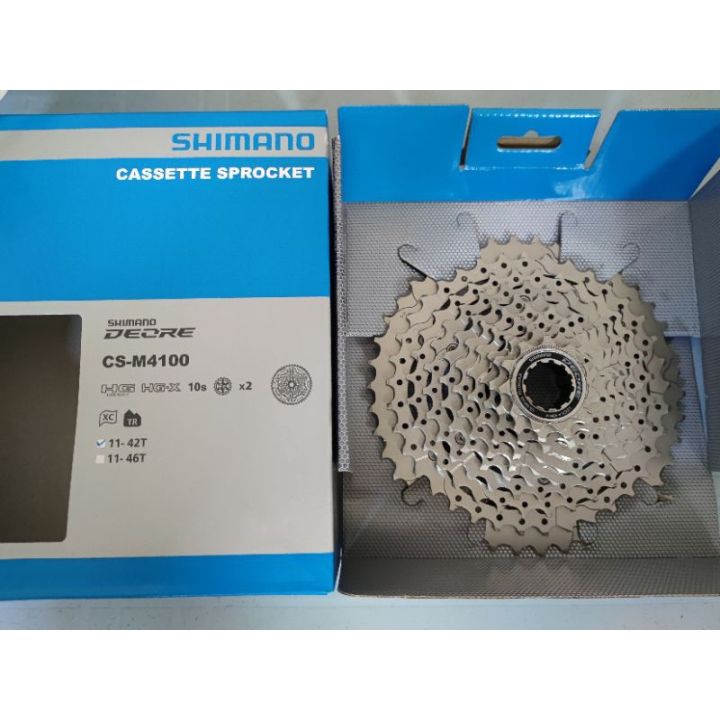 🔥Ready Stock🔥 ORIGINAL SHIMANO Deore M4100 10 Speed Cassette 11