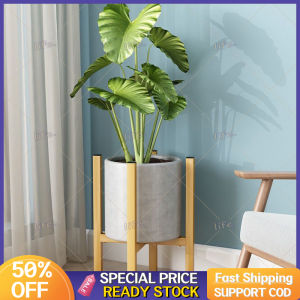 Metal Plant Stand Nordic Iron Flower Stand Medieval Plant Stand Modern Iron Adjustable Flower Pot Stand Elegant Indoor/Outdoor Living Room Balcony Garden Garden Flower Pot Stand (No including Flowerpot)