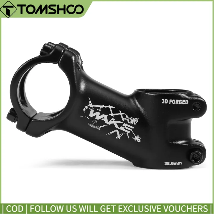 WAKE 25 Degree Bicycle Stem Ultralight Bicycle Stem Mountain Road Bike Stem for 31.8mm Handlebar 70mm 80mm 90mm 100mm 110mm