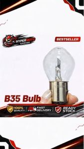 10PCS B35 Motorcycle Headlight Bulb 12V 35/35W BA20D High Bright Halogen Lamp Front Light