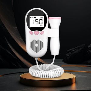 Doppler Baby Heartbeat Detector Portable Baby Monitor LCD Screen Backlight Pulse Meter No Radiation