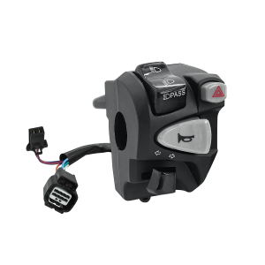 New motorcycle handle switch flashing with Pssing lights hazard lights PLug horn warning lights