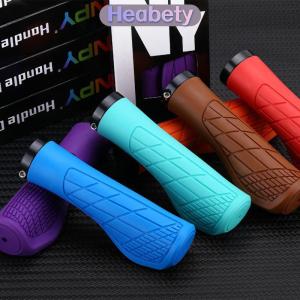 Heabety  1 cặp xe đạp Grips chống sốc Xe Đạp Handlebar bìa chống trượt có thể khóa Grips Ergonomic đi xe đạp cao su xử lý Grips