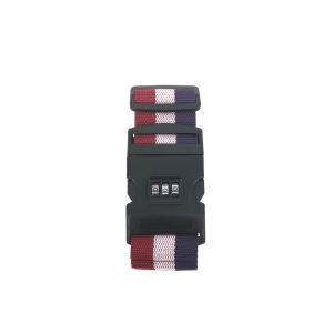 TRAVELCUL Rainbow Luggage Strap Cross Belt Strap Travel Adjustable Buckle Baggage Belts With Password Lock