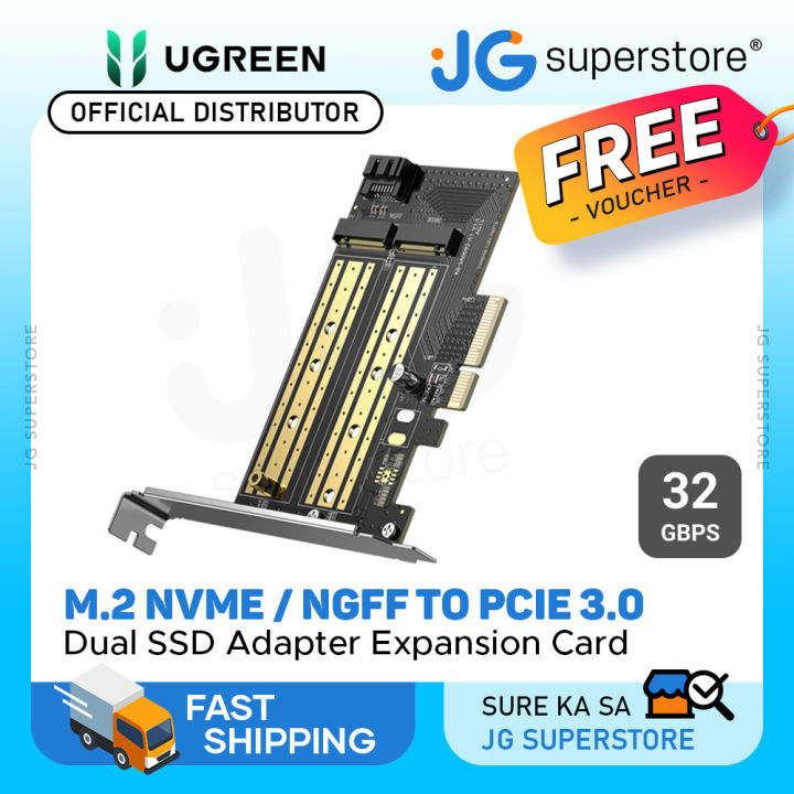 Pcie Adapter Nvme To Sata Adapter Speed UGREEN 32Gbps NVMe (M/B+M