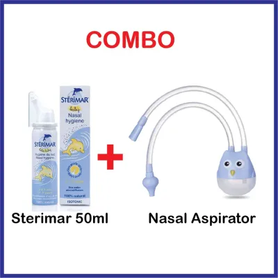 Sterimar Baby 50ml / Nasal Aspirator Buang Sedut kahak hingus Nasal Suction Baby Nose Cleaner