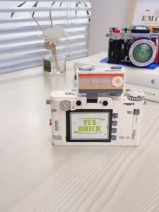 GEEBON R Camera Building Blocks Simulation Model Assembling Small Particles Toy Ornaments