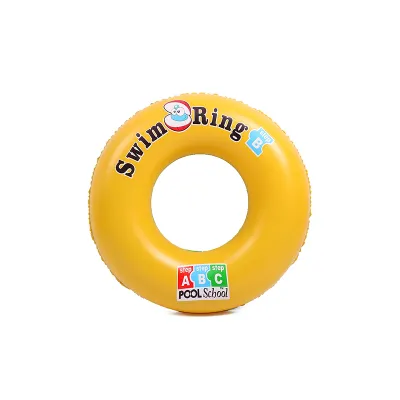 【Double Air Chambers】Inflatable Swim Ring for Adults & Kids - Thickened Pool Float with Leak-Proof Design for Beach/Pool/Water Park