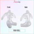 LUSURIES Risa Inflatable Doll Body Sitting Position  Can Be Dress Up Role Play Realistic Plastic Adult Sex Toy For Man. 