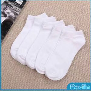 Reviln ถุงเท้าข้อสั้น ใส่ได้ทุกฤดูกาล   ถุงเท้าซับเหงื่อ   Mens socks