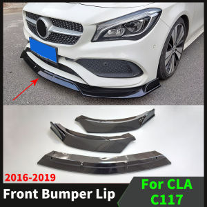 Exterior Part Front Bumper Lip Splitter Refit For Mercedes Benz CLA C117 2016-2019 W117 200 260 180 220 Chin Tuning Accessories