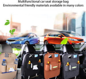 Car Back Seat Organizer Universal Car Seat Back Multi-Pocket Storage Bag Organizer/Poket Susunan Kereta