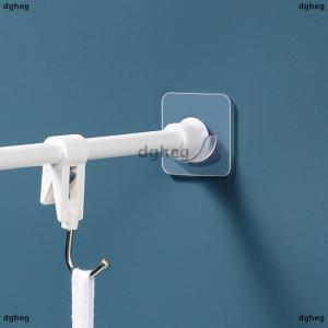 [COD] dgheg Strong Curtain Rod Bracket Holder Hooks For Wall Adhesive Bathroom Shower Rod Tension Retainer No Drilling Stick For Closet