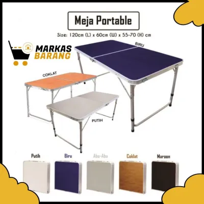 Meja Portabel Meja Lipat Meja Bentuk Koper Cocok Untuk Jualan