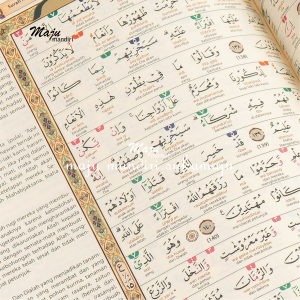 Alquran Latin Terjemahan Tajwid Warna Ukuran Kecil B6 lebih kecil dari A5 Mushaf An-nur Alfatih Khat Ustmani Terjemah Perkata Transliterasi Maju Mandiri Sukamaju