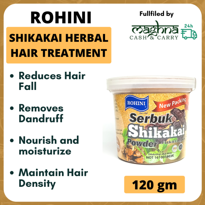 Rohini Shikakai Herbal Hair Treatment Powder 1 Bottle (120 g) Lazada