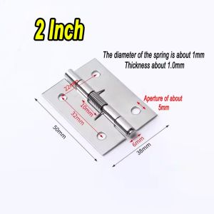 Small Cabinet Door Stainless Steel Spring Hinges Louvered Doors Folding Box Hinge Leaf Loose Leafs