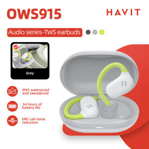 Havit OWS915 Waterproof Wireless Bluetooth Headphones Earhook No Earbuds Sports Headset