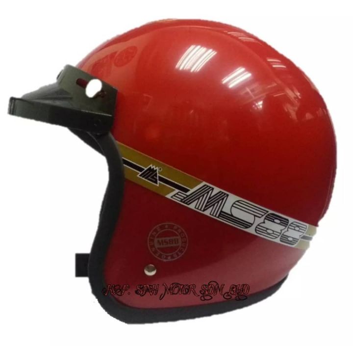 HELMET MS88 100% ORIGINAL Large Size Motorcycle Helmet Blue Red
