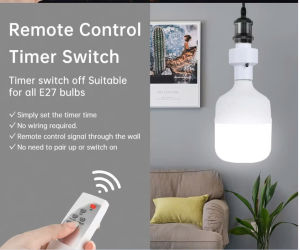 💡 Đui Đèn Thông Minh Điều Khiển Từ Xa – Tiện Lợi An Toàn Dễ Sử Dụng! 💡K1-9.6