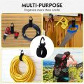 4Pcs Heavy Duty Storage Straps Nylon Extension Cord Cable Wire Tie Hose Hanging Organizer Garage Storage Tools Holder Home Hardwear Holder. 