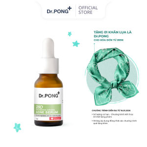 Serum giảm mụn ngừa thâm mụn Dr.PONG 28D Whitening Drone Acne 15ml