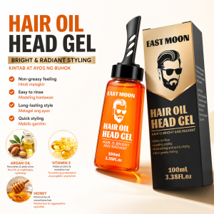 2in1 Men Hair Wax Gel With Comb Strong Hold Hair Sty Long-Lasting Fluffy Men Hair Wax