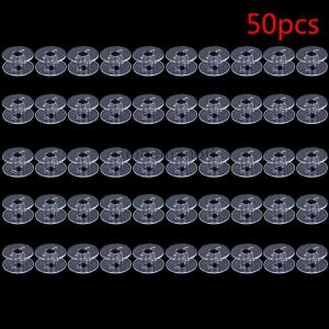 feibeinan66 10 50Pcs Plastic Bobbins Sewing Machine Spools for Threads Bobbins Accessories