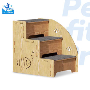 PetfitPro บันไดสัตว์เลี้ยง ประกอบง่าย ป้องกันการลื่น สำหรับสุนัขและแมว