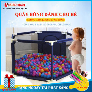 Lều bóng Cũi bóng Nhà bóng khung thép không rỉ thích hợp cho bé từ 6 tháng tuổi Tặng kèm bóng Bảo hành 12 tháng lỗi đổi mới trong 7 ngày