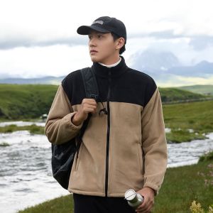 Coat Fall and Winter Outdoor Couple Warm Fleece Jacket Sports Sweater Jacket
