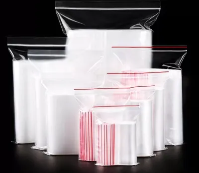 Resealable Zip Clear White Plastic Seal lock Bags for polymailer mailers packaging - SG Seller