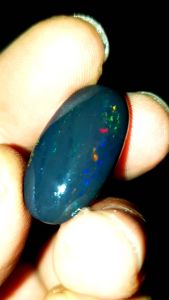 Black Opal Banten Ring Perak Handmade Mantab Murah