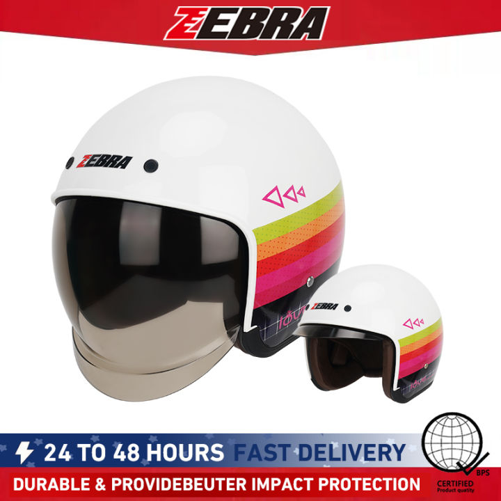 Zebra 2024 vintage helmet