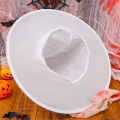5Pcs Halloween Magic Wizard Hat Triangle Witch Cap Kids Adults Halloween Party Cosplay Costume Props Black White Yard Hanging Hats. 