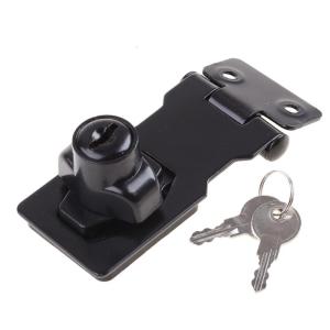 สลักล็อกแบบที่ล็อคประตูตู้สองปุ่มลูกบิดหมุน90องศาติดตั้งได้ง่ายกลอนล็อคกุญแจ