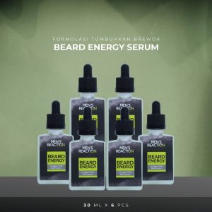 MENS REACTION Beard Energy Serum - Serum Brewok 6Pcs