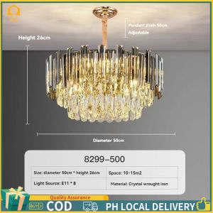 Ceiling Light Luxury Ceiling Chandelier Hotel Lobby Living Room Bedroom Led Lighting(Light source included)