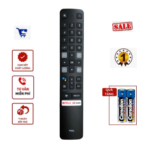 Điều khiển TV TCL có giọng nói loại dài hàng chính hãng - tặng kèm pin