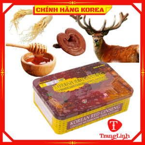 Viên đạm hồng sâm nhung hươu linh chi tổng hợp hộp 60 viên date mới nhất - Bổ sung vitamin tăng đề kháng phòng ngừa ung thư tranglinh