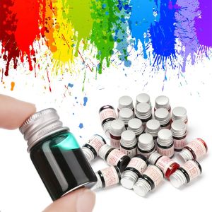 FFDWAA 5ml Fountain Dip Pen School Supplies Non Carbon Writing Signature Pen Painting Glitter Colored Ink