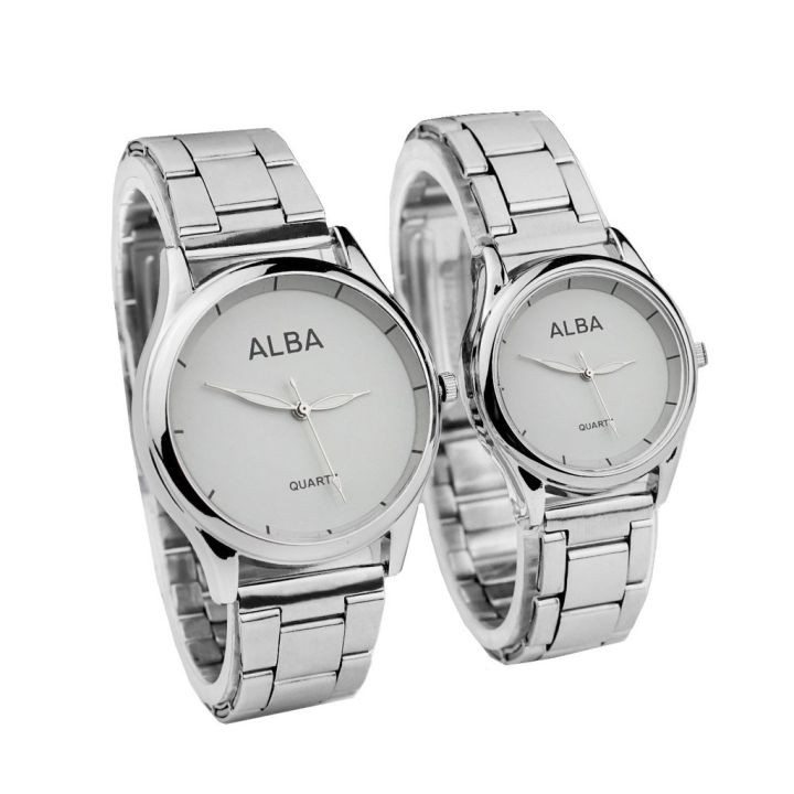 Jam Tangan Arloji Elegan Pasangan Rantai Premium Couple Grosir Kualitas Terbaik Pria Wanita  Belanja Online Murah dan Terpercaya