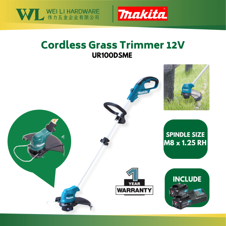 Makita UR100DSME Cordless Grass Trimmer 12V Mesin Potong Rumput Grass Cutter Brush Cutter Lazada