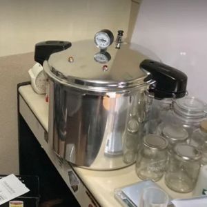 Pressure Cooker 23L 32cm Pressure Canning Heavy Duty Polished Aluminum Body